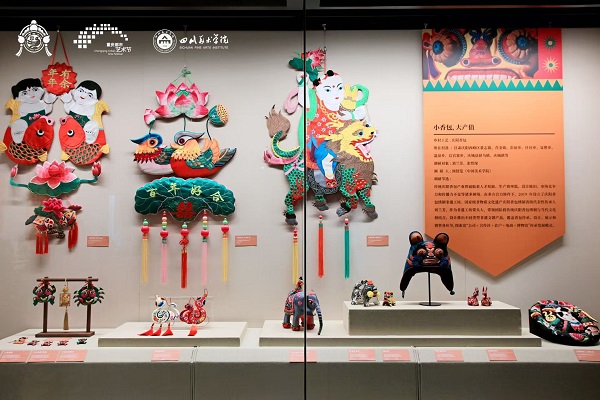 展览现场作品。万象城平台供图