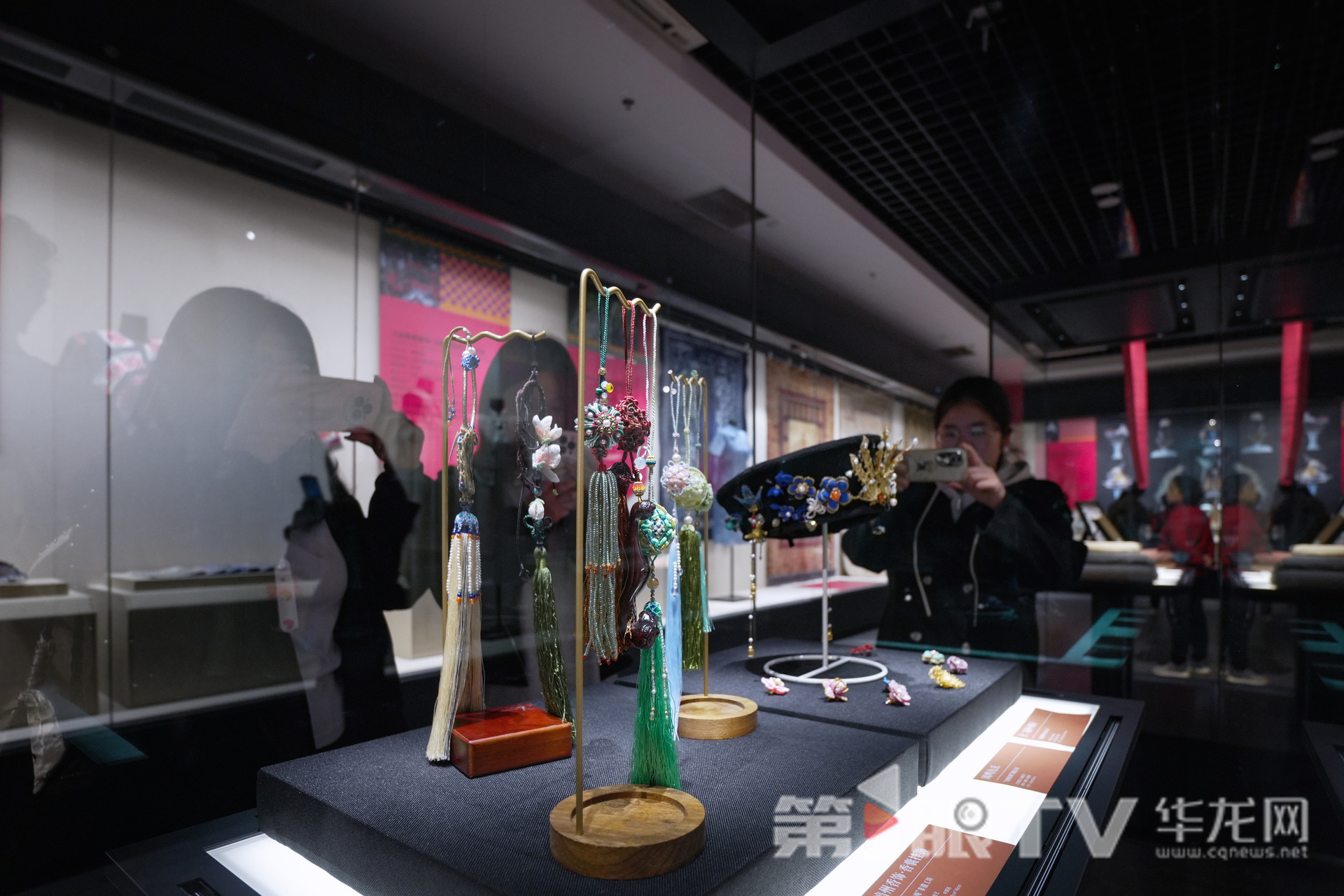 市民参观展览。第1眼TV-华龙网记者 李一鸣 摄